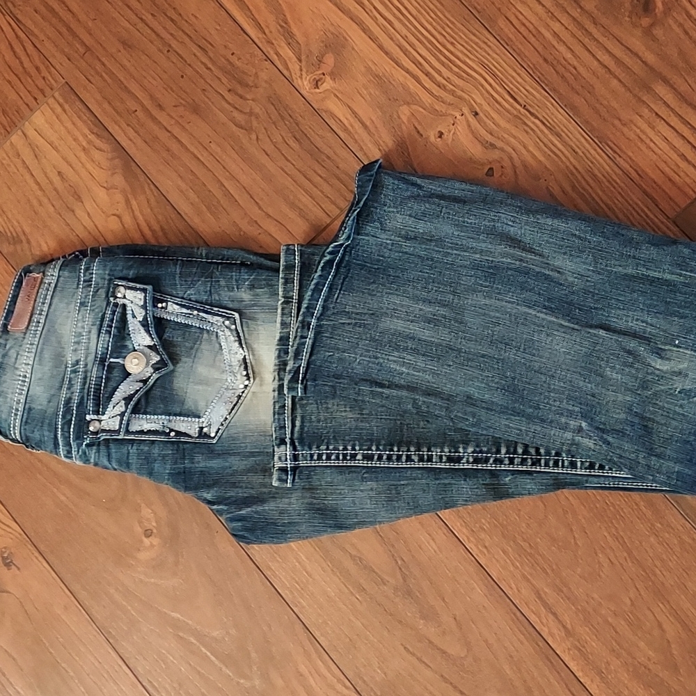 Vanity boot cut jeans low rise.